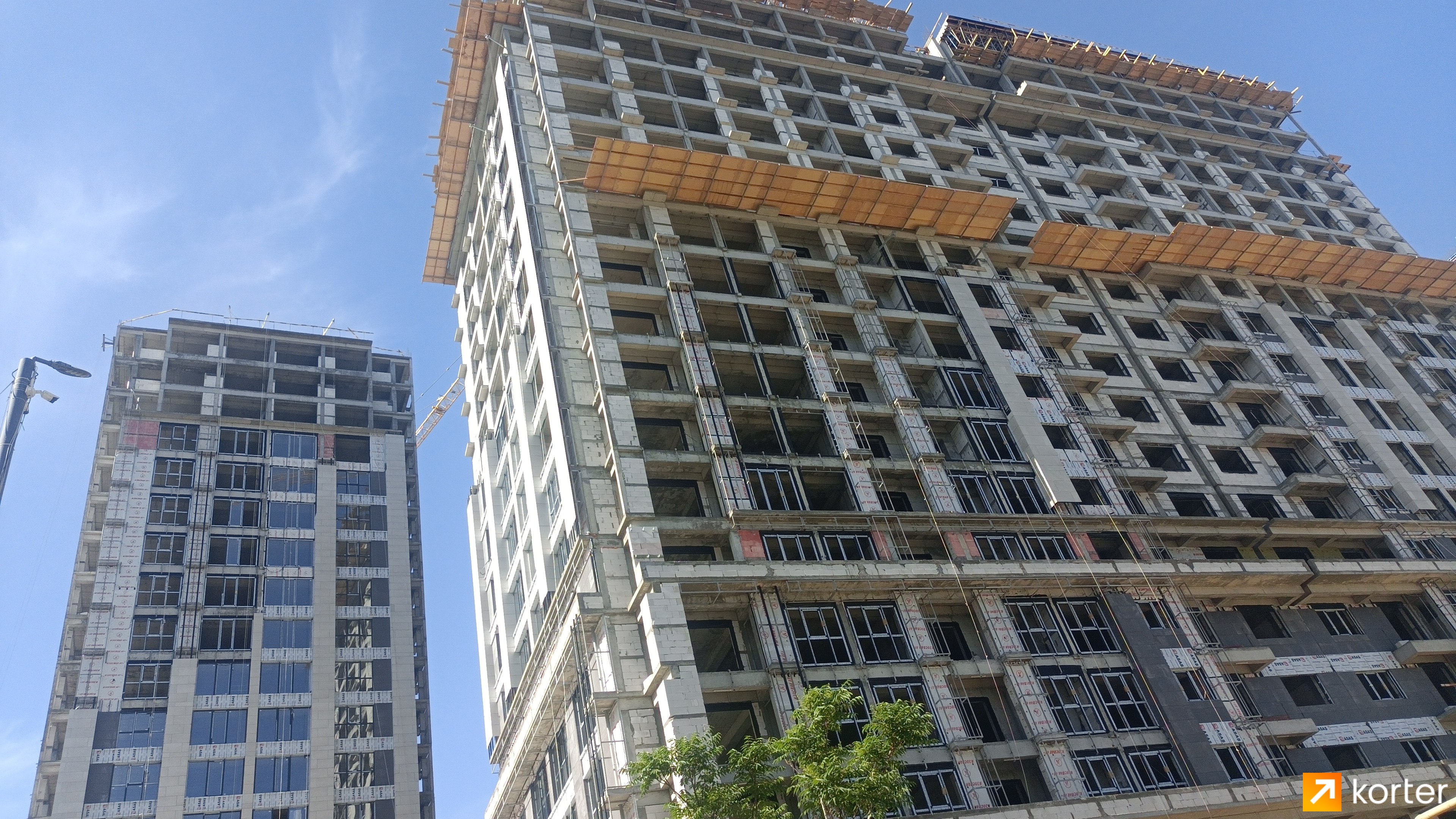 Ход строительства Baku City Residence Khatai - Ракурс 9, Май 2022