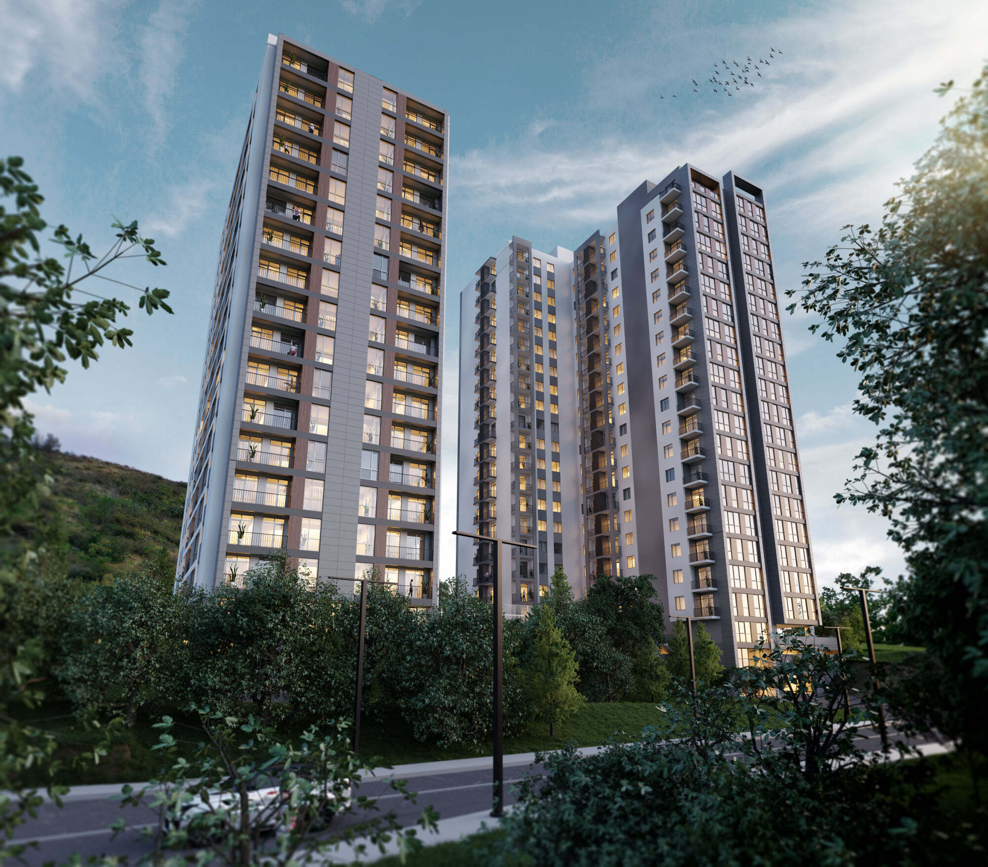 Park Ortachala, Tbilisi apartment prices, detailed photos, various