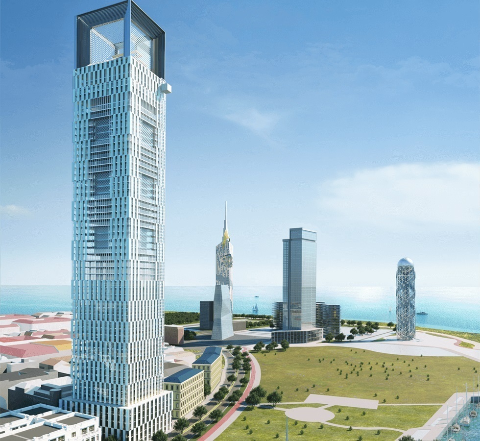 Cube Tower in Batumi