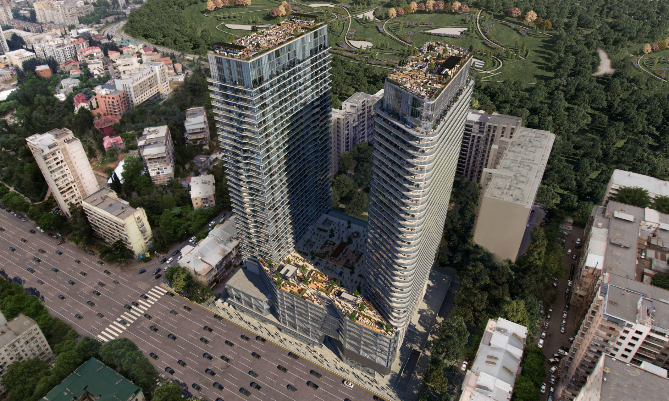 Central Park Towers in Tbilisi