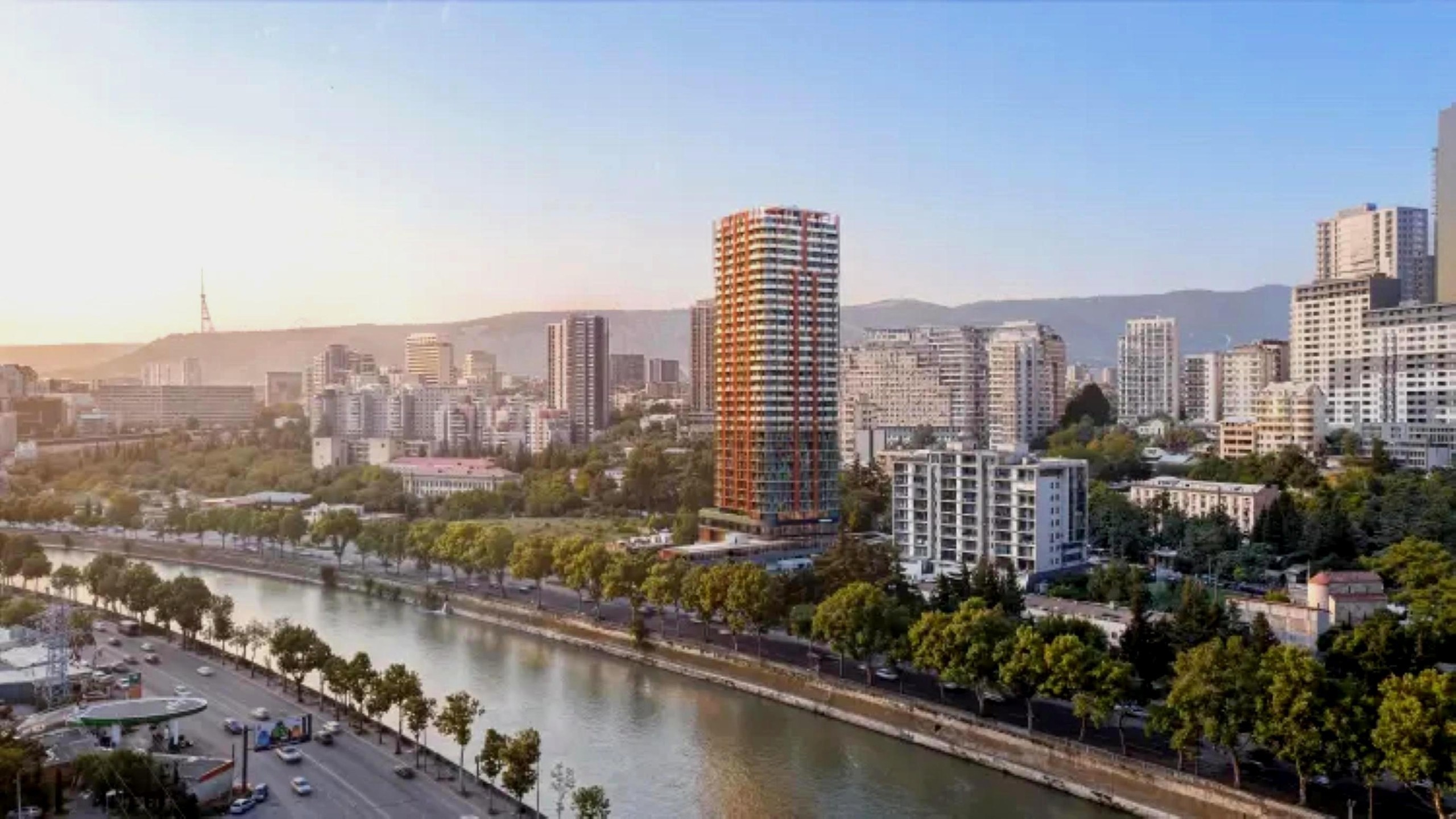 Triumph Tower in Tbilisi