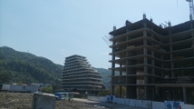 Construction progress Mgzavrebi Seaside - Angle 5, April 2022