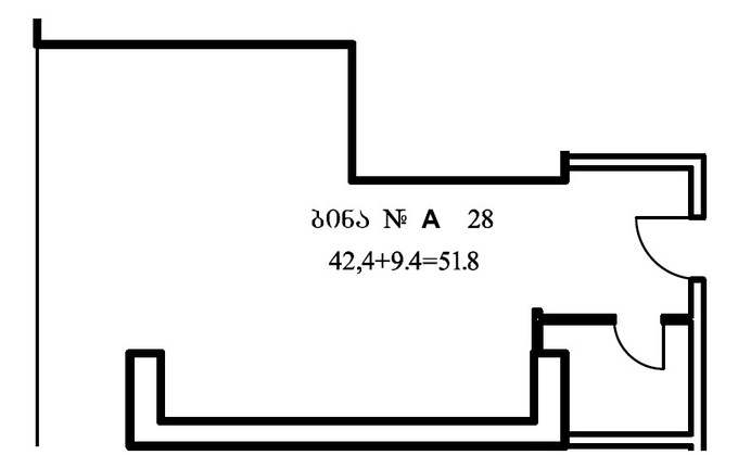 Studio, from $62,678, 51.8 m², Ande Metropolis