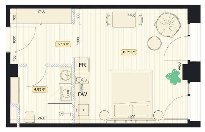 Студия, от $132,880, 30.2 м², Bare by Biograpi