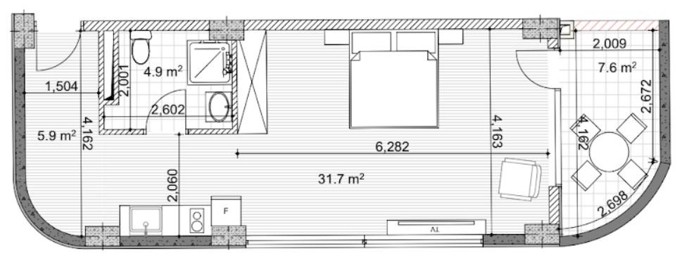 Студия, от $77,500, 50.0 м², Niabi by Index