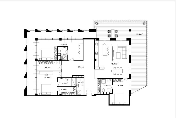 Продажа 5-Room Apartment в In Tbilisi, арсенал ресиденке view 3