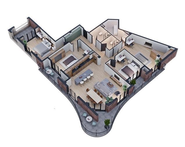 იყიდება 5-Room Apartment In Tbilisi, არსენალ რეზიდენსიში view 7