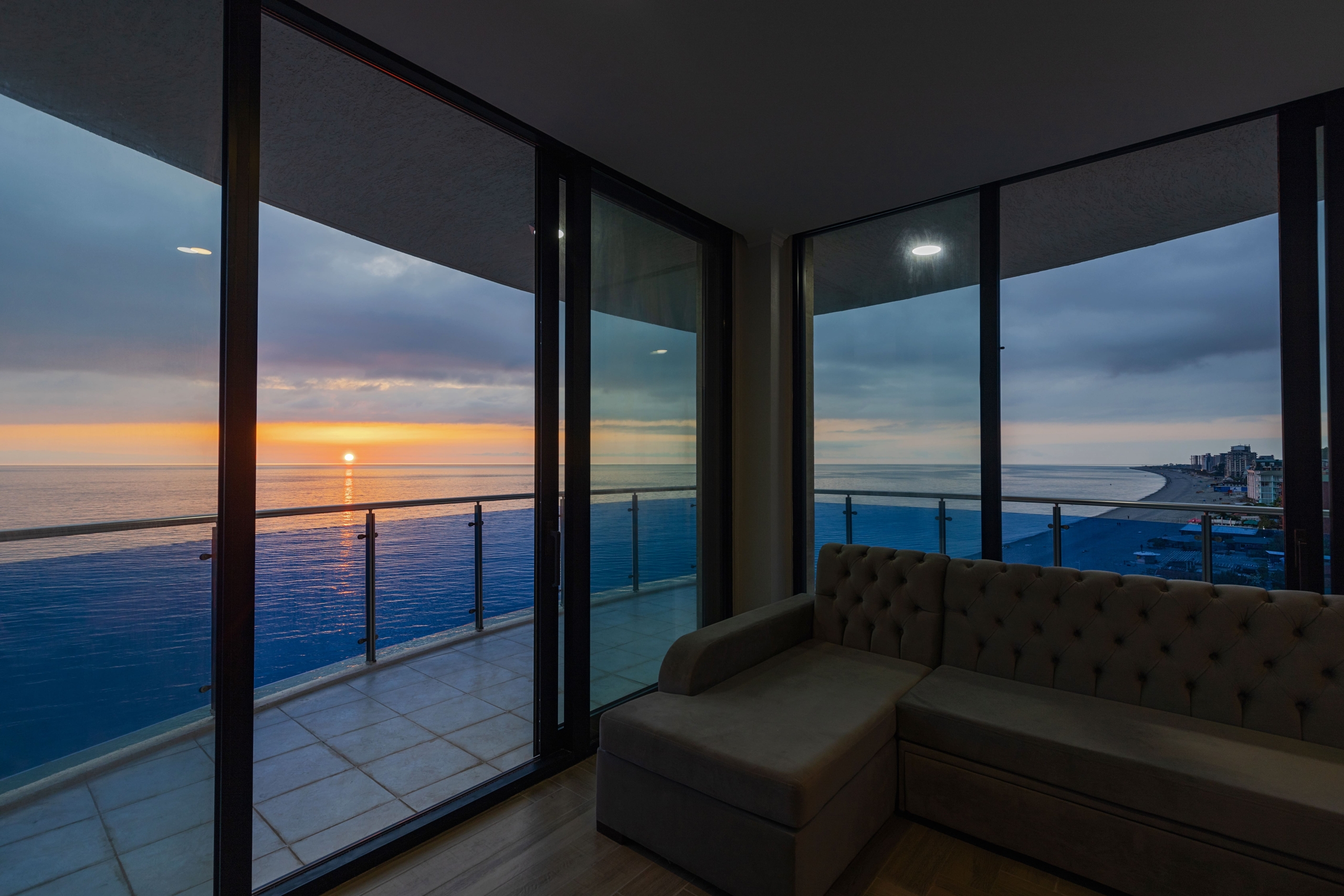 3-Room Apartment For Rent In Kvariati, Panorama Kvariati view 2