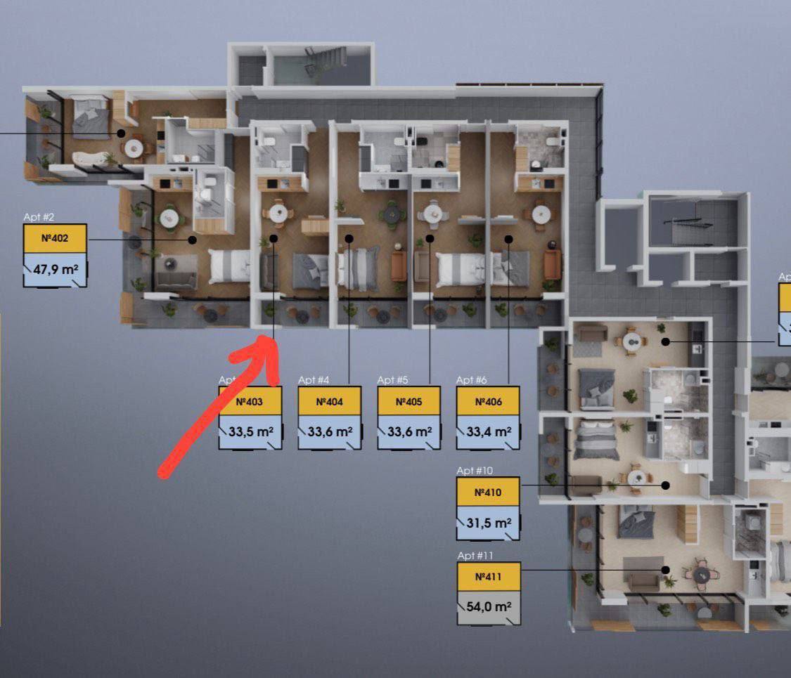 Studio Apartment For Sale view 2