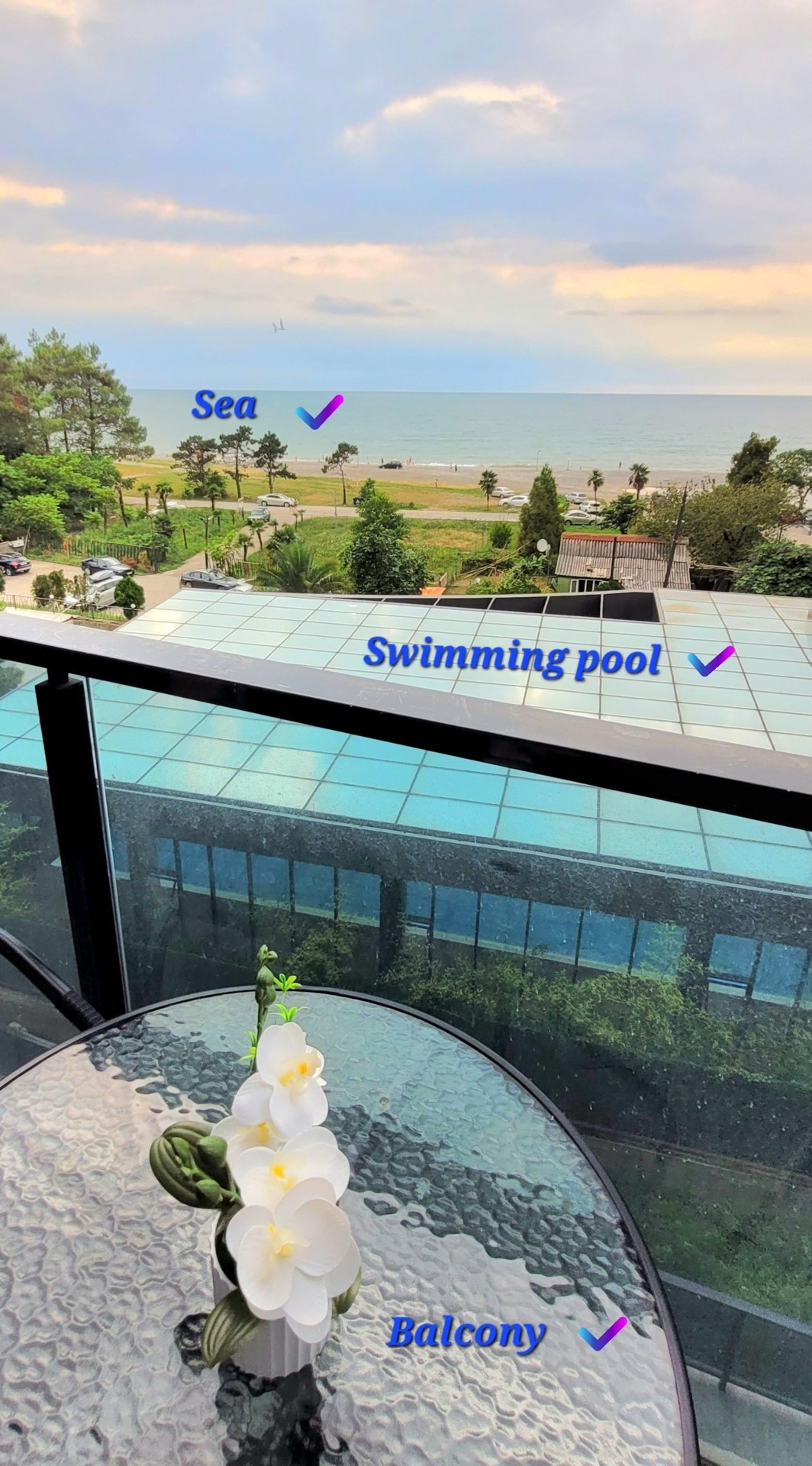 2-Room Apartment For Sale In Chakvi, Complex Del Mar view 2