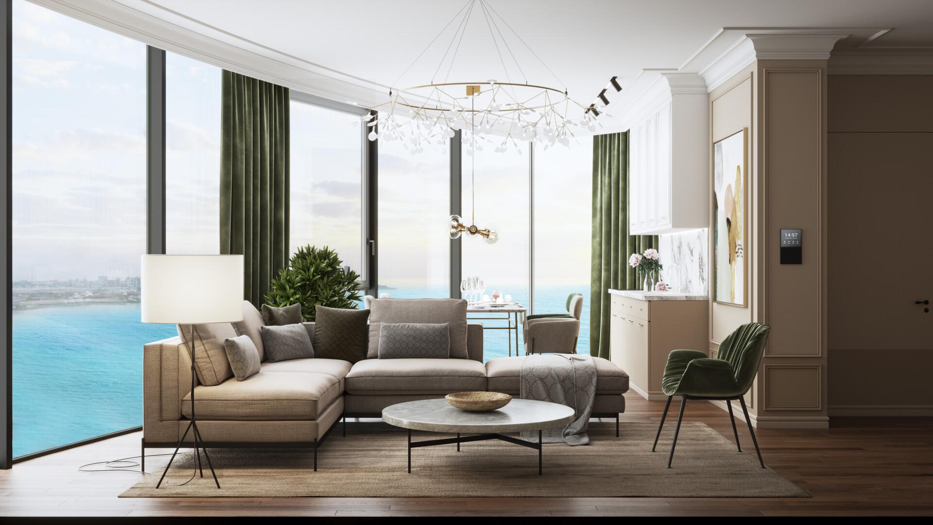 2-Room Apartment For Sale In Batumi, Panorama view 2