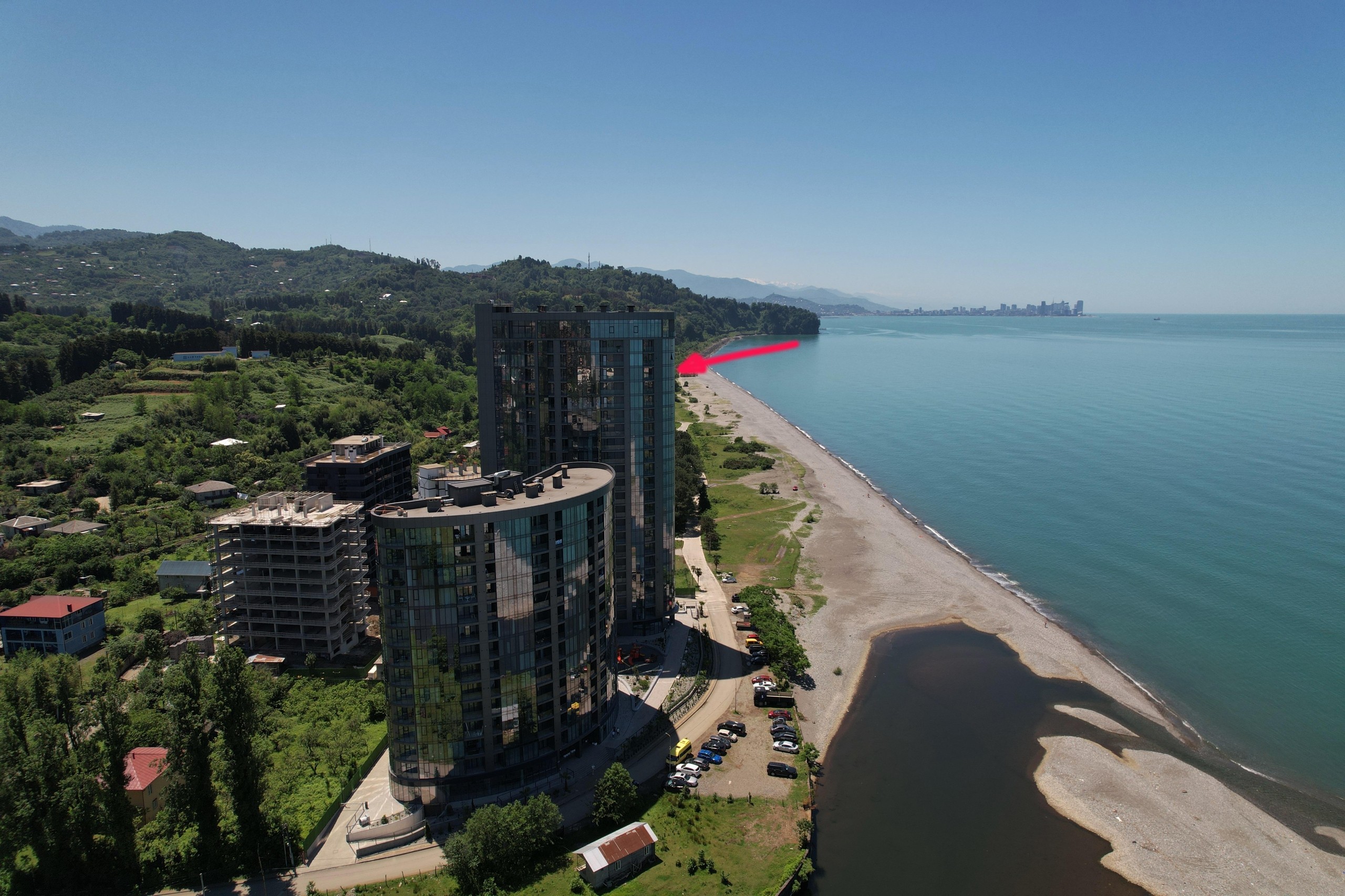 3-Room Apartment For Sale In Chakvi, Tropical Garden view 2