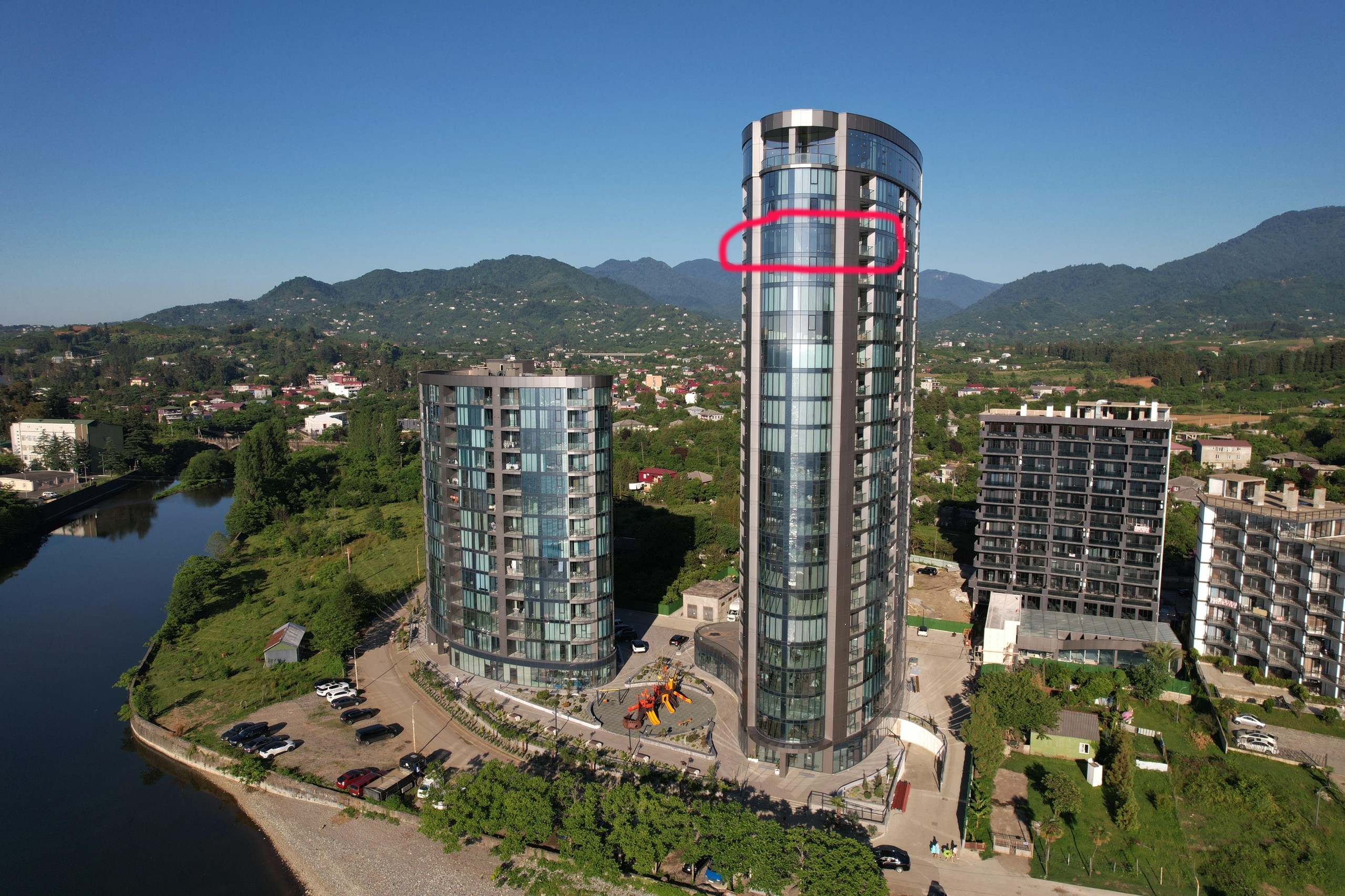 3-Room Apartment For Sale In Chakvi, Tropical Garden view 5