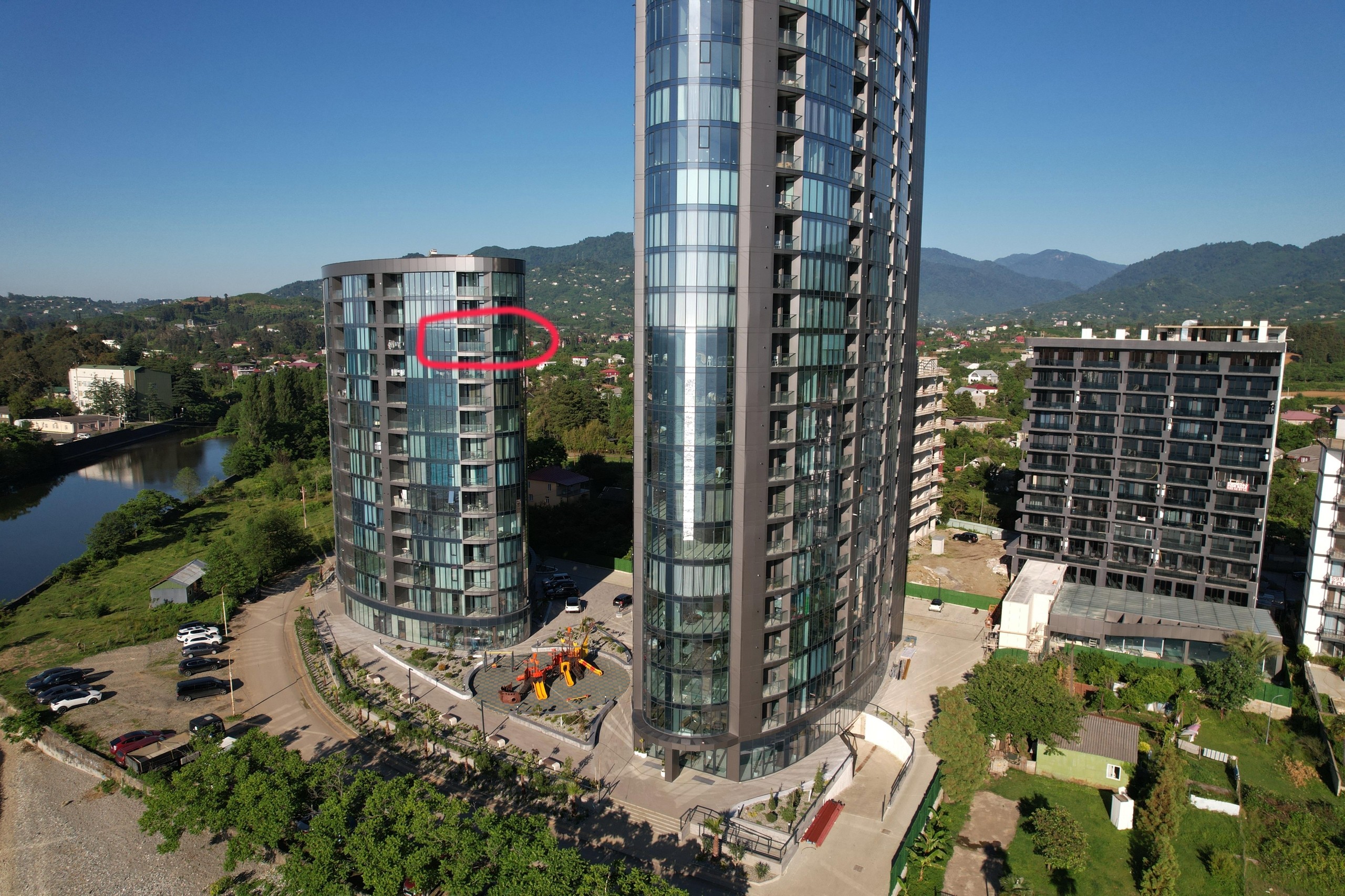 3-Room Apartment For Sale In Chakvi, Tropical Garden view 2