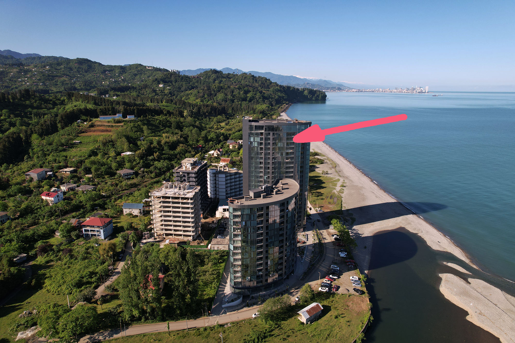 2-Room Apartment For Sale In Chakvi, Tropical Garden view 6