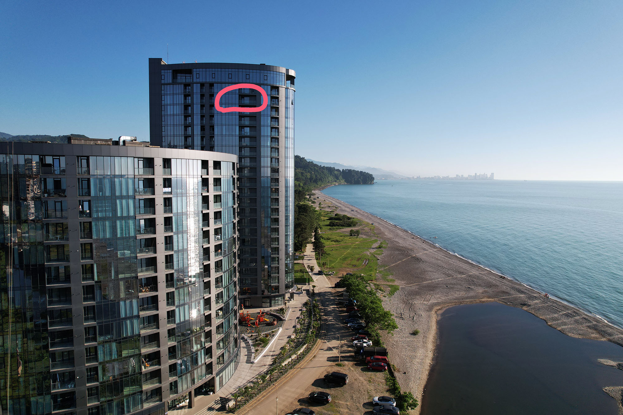 2-Room Apartment For Sale In Chakvi, Tropical Garden view 3