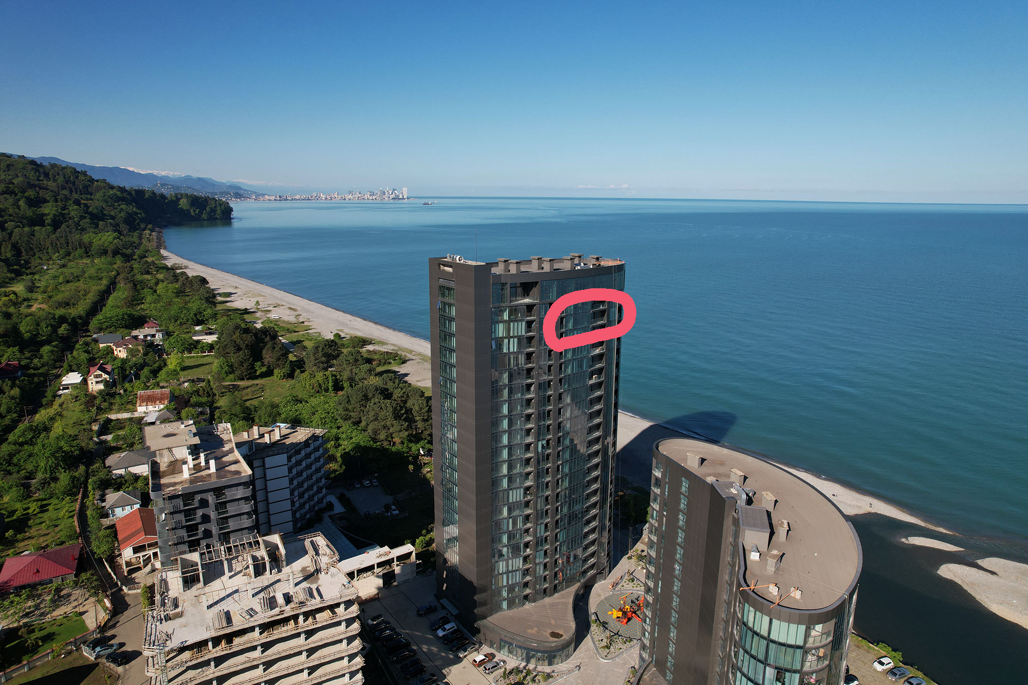 2-Room Apartment For Sale In Chakvi, Tropical Garden view 5