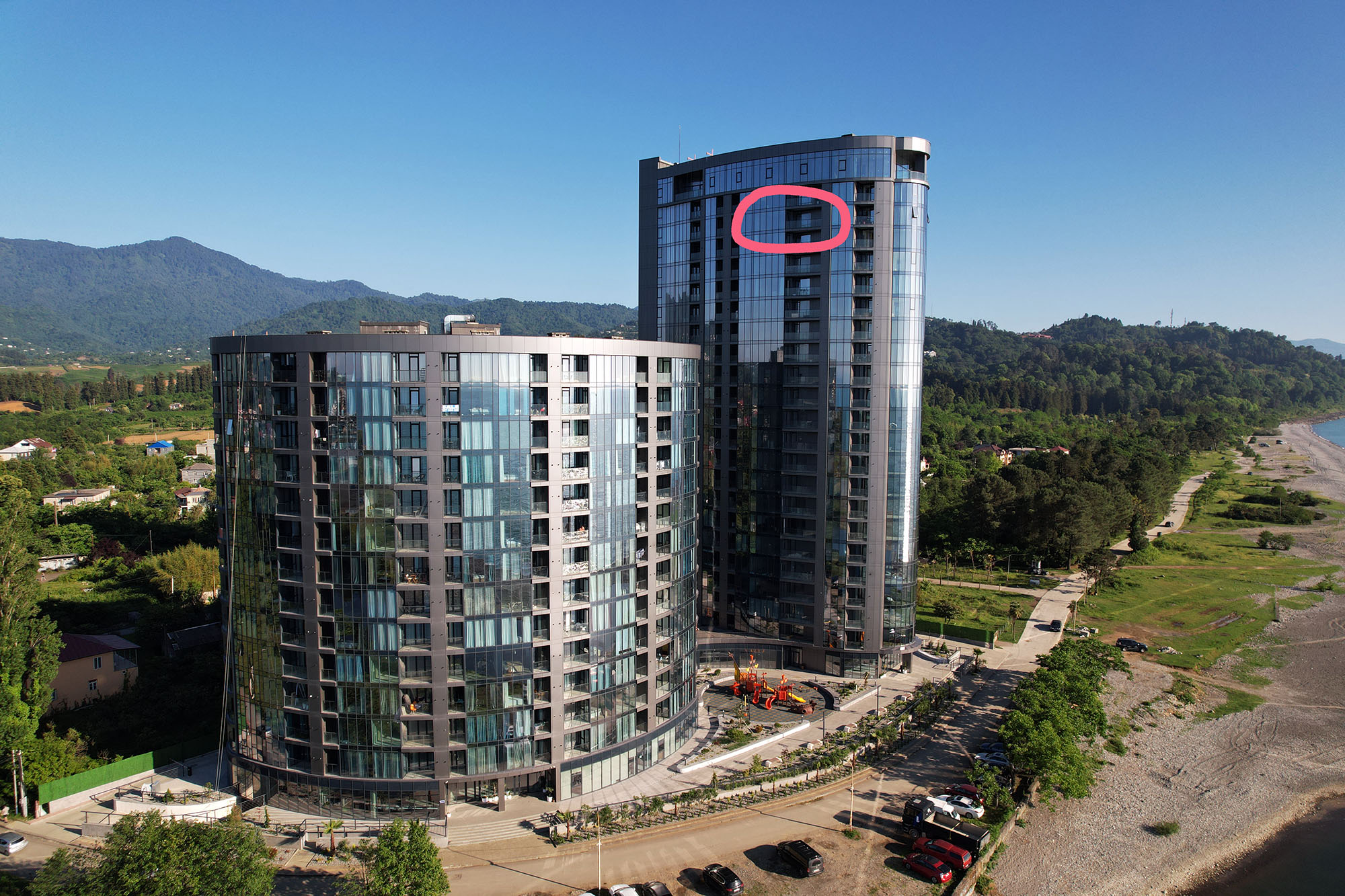 2-Room Apartment For Sale In Chakvi, Tropical Garden view 4