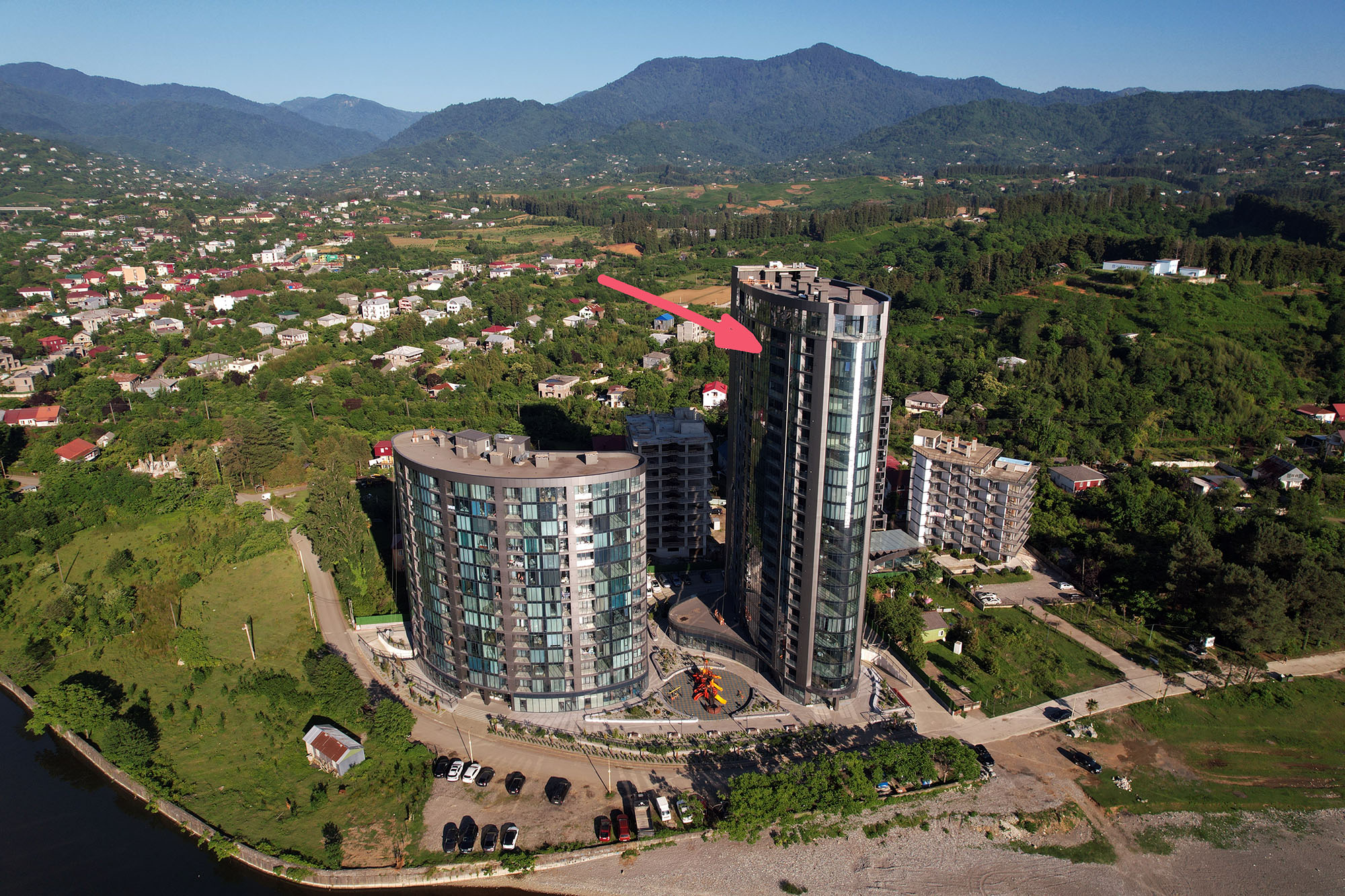 2-Room Apartment For Sale In Chakvi, Tropical Garden view 2