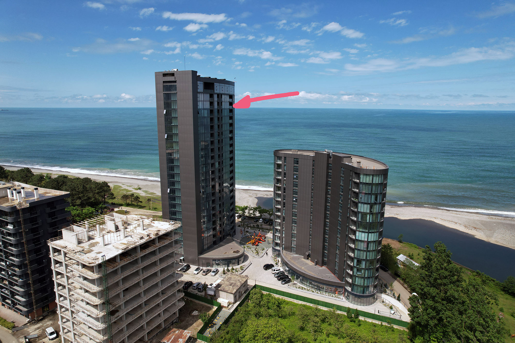 2-Room Apartment For Sale In Chakvi, Tropical Garden view 8