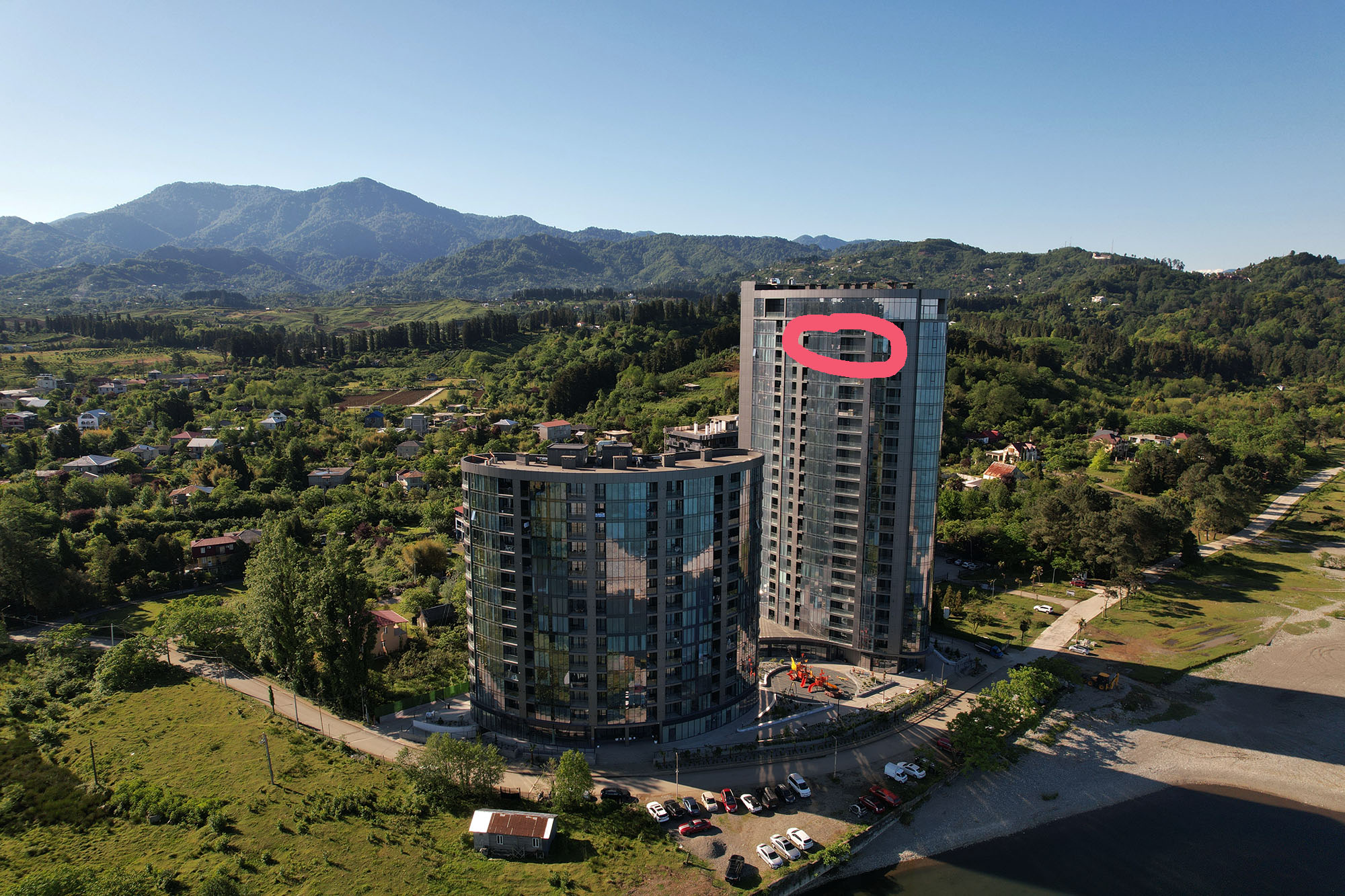 2-Room Apartment For Sale In Chakvi, Tropical Garden view 7