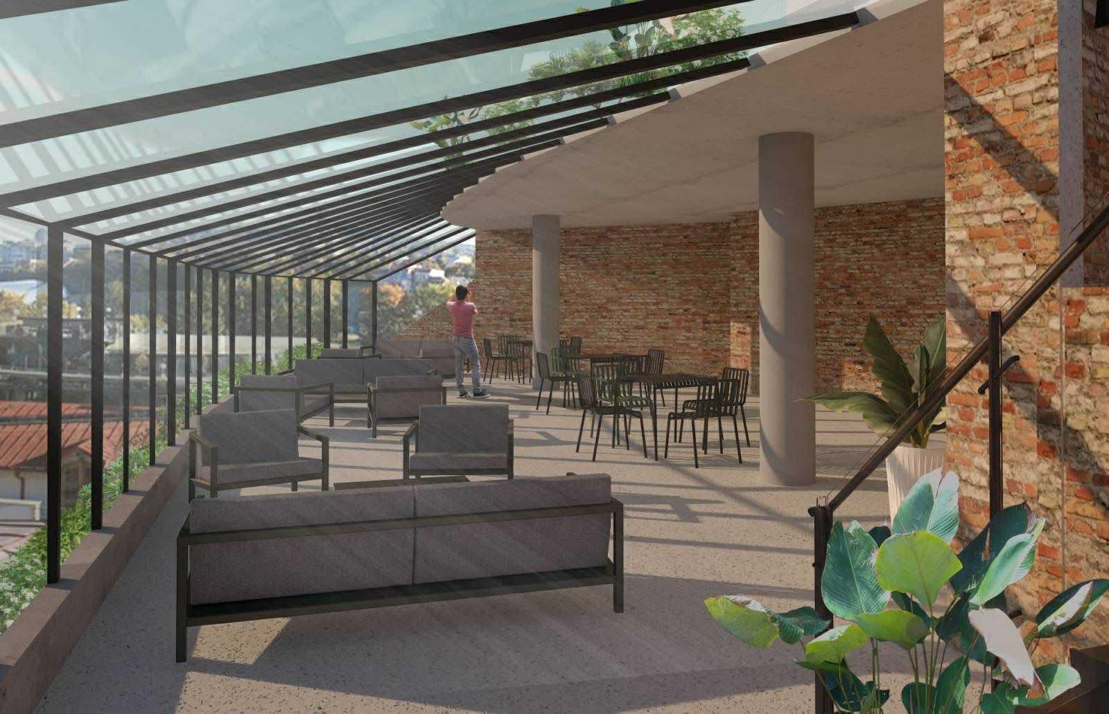 Jean Chardin St: Cafe, 447.0 M² | Korter.Ge view 5