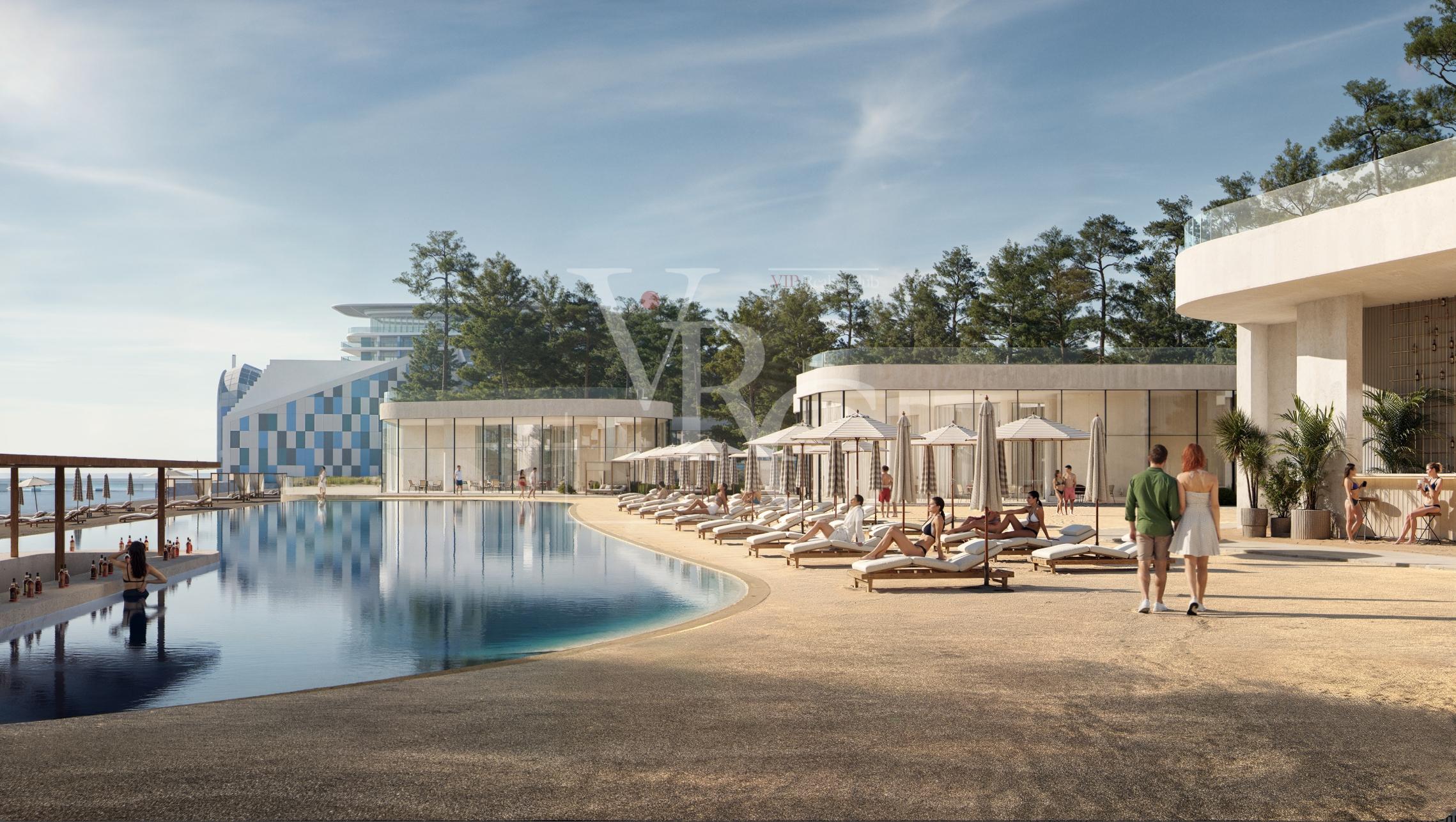 3-Room Apartment For Sale In Shekvetili, VR Shekvetili Forest-Beach view 1