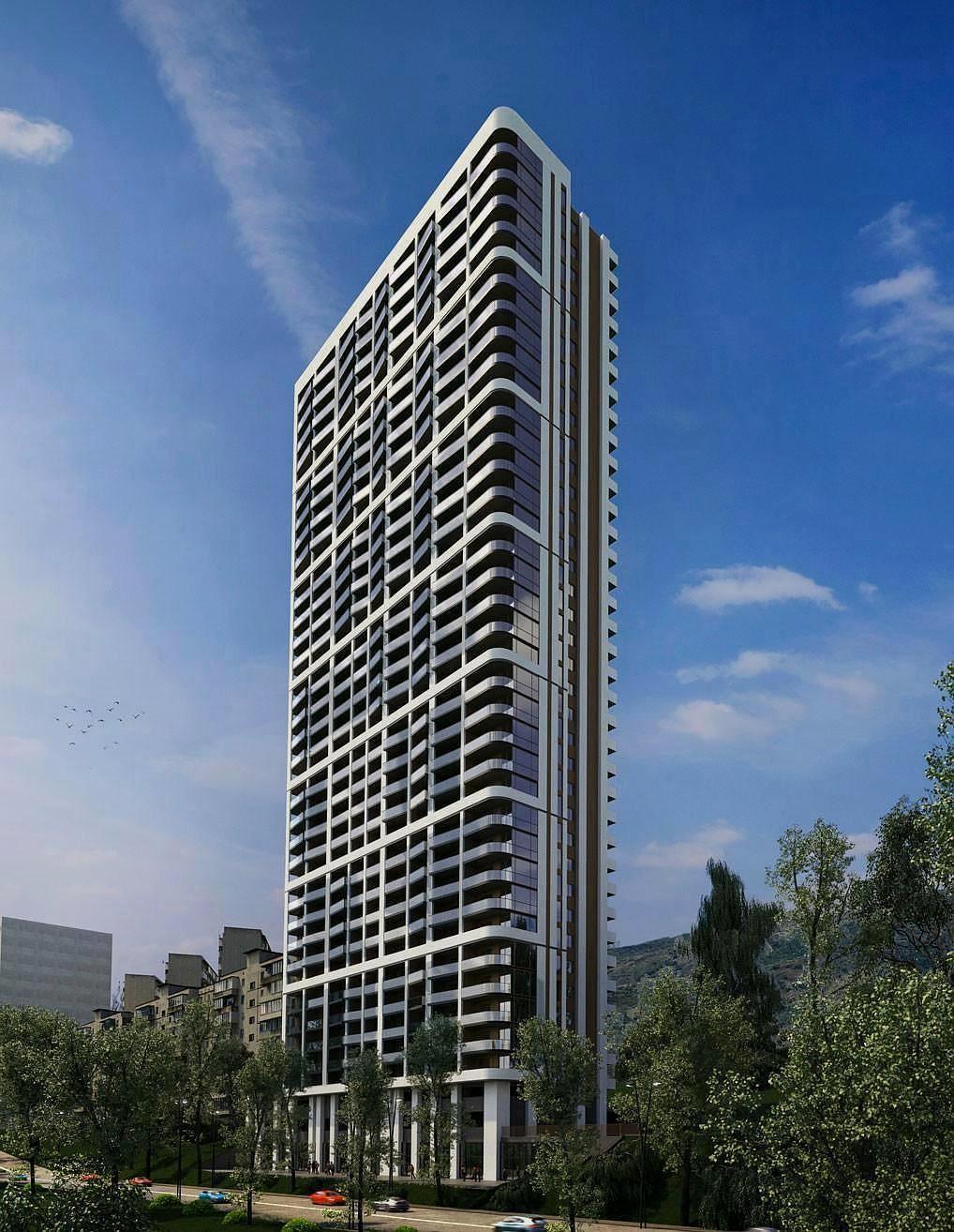 Vakhtang Gorgasali St: Studio, 41.0 M² | Korter.Ge view 2