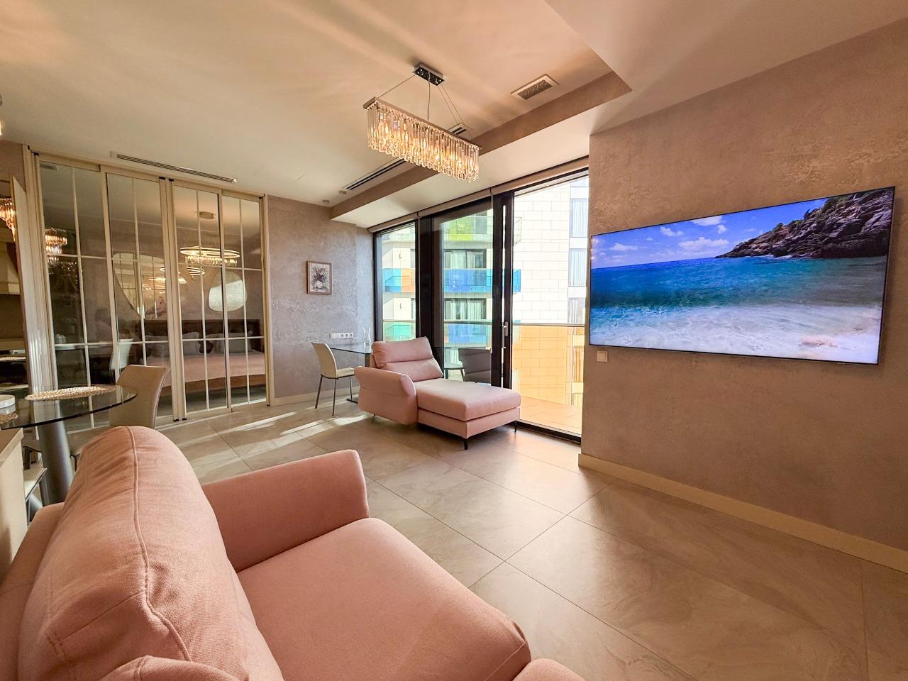 2-Room Apartment For Daily Rent In Batumi, Bellevue Residence Batumi, 56 M² — $130 Per Day view 5