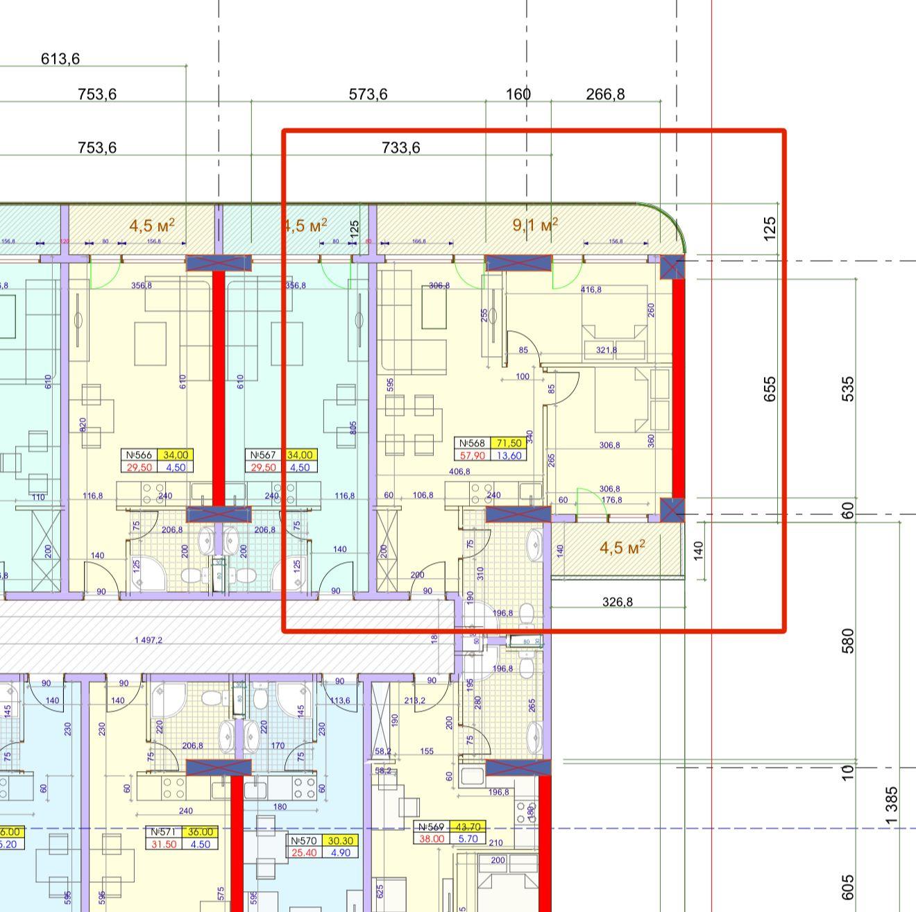 3-Room Apartment For Sale In Batumi, Bagrationi Residence Batumi view 3