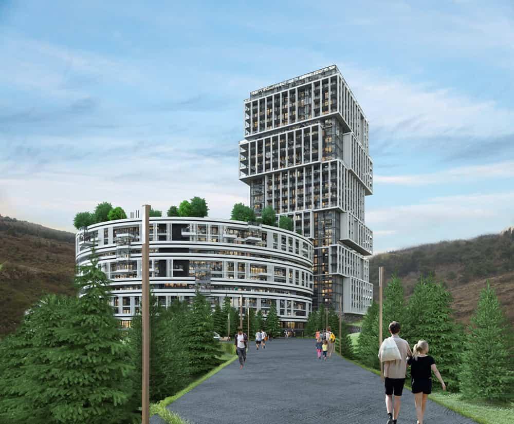 Outlook Forest: Hotel, 620.0 M² | Korter.Ge view 2