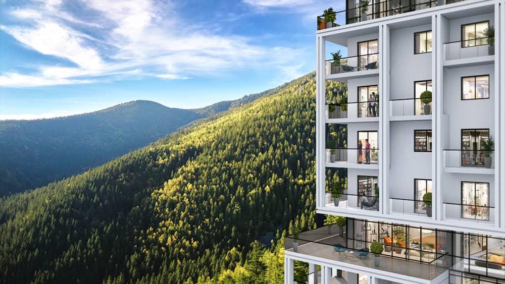 Outlook Forest: Hotel, 620.0 M² | Korter.Ge view 9