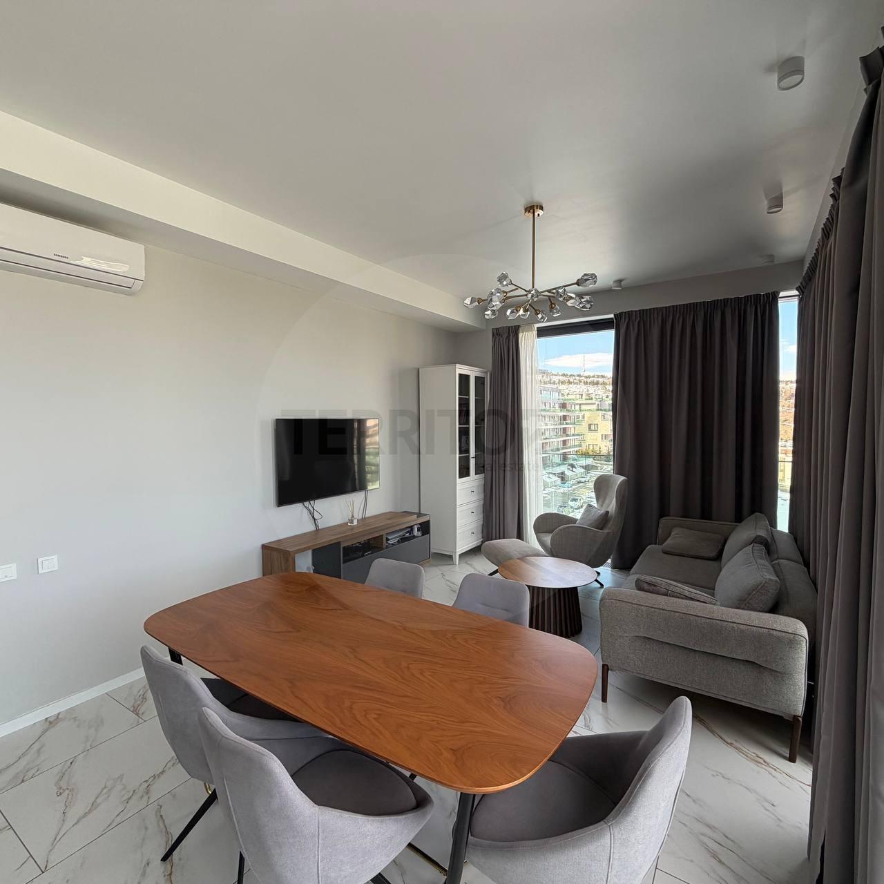 Krtsanisi Resort Residence: 3-Room Penthouse, 113.7 M² | Korter.Ge view 2