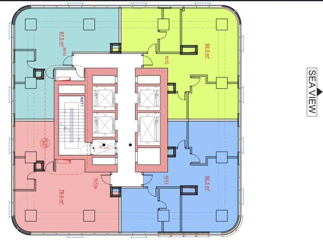 2-Room Apartment For Sale In Batumi, Batumi Tower view 3