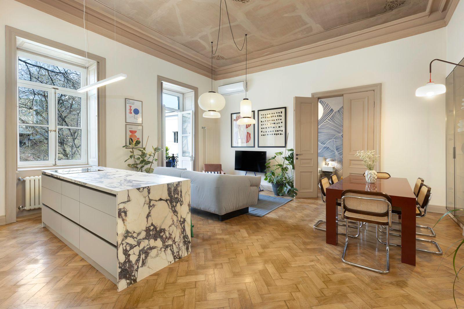 David Aghmashenebeli Ave, 55/1: 3-Room, 91.0 M² | Korter.Ge view 4