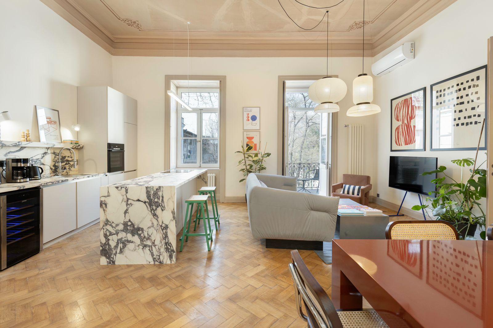 David Aghmashenebeli Ave, 55/1: 3-Room, 91.0 M² | Korter.Ge view 7