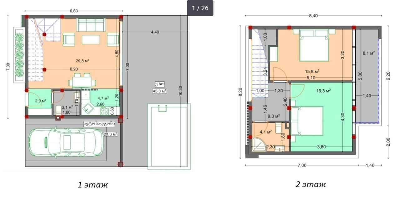 3-Room House For Sale In Batumi, Tamar Mepe Ave, 32 view 8