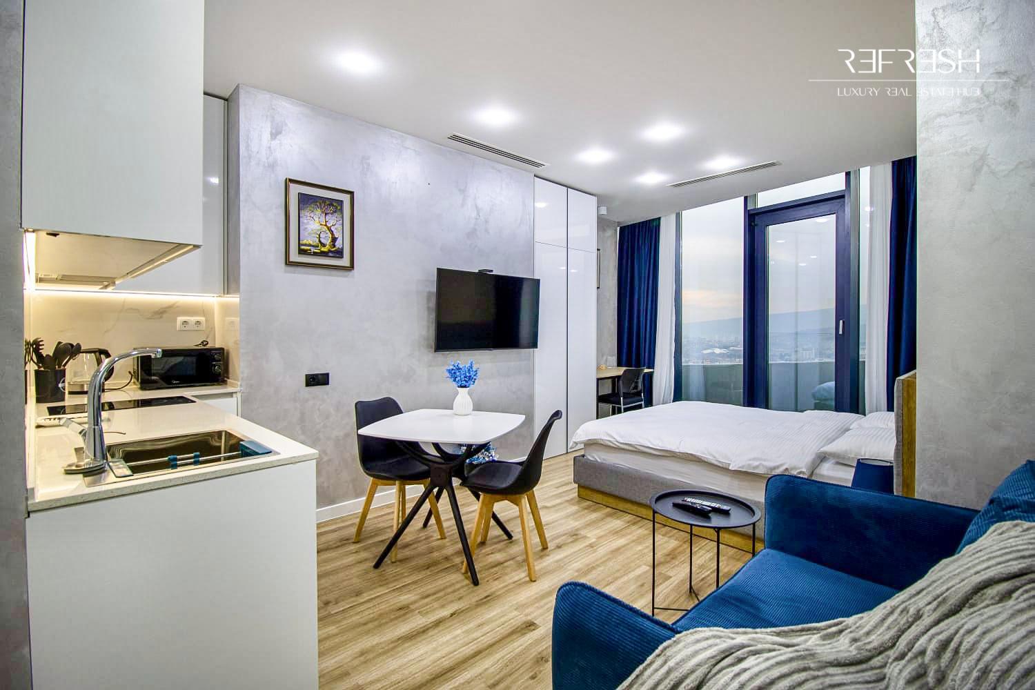 King David Residences: Studio, 40.0 M² | Korter.Ge view 3