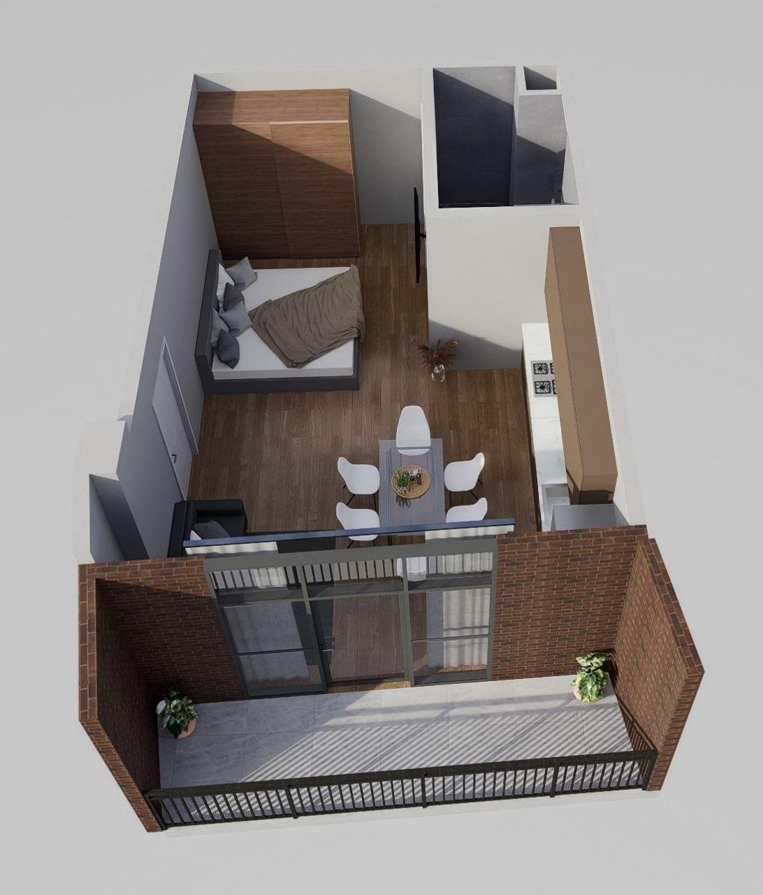 Studio Apartment For Sale view 2