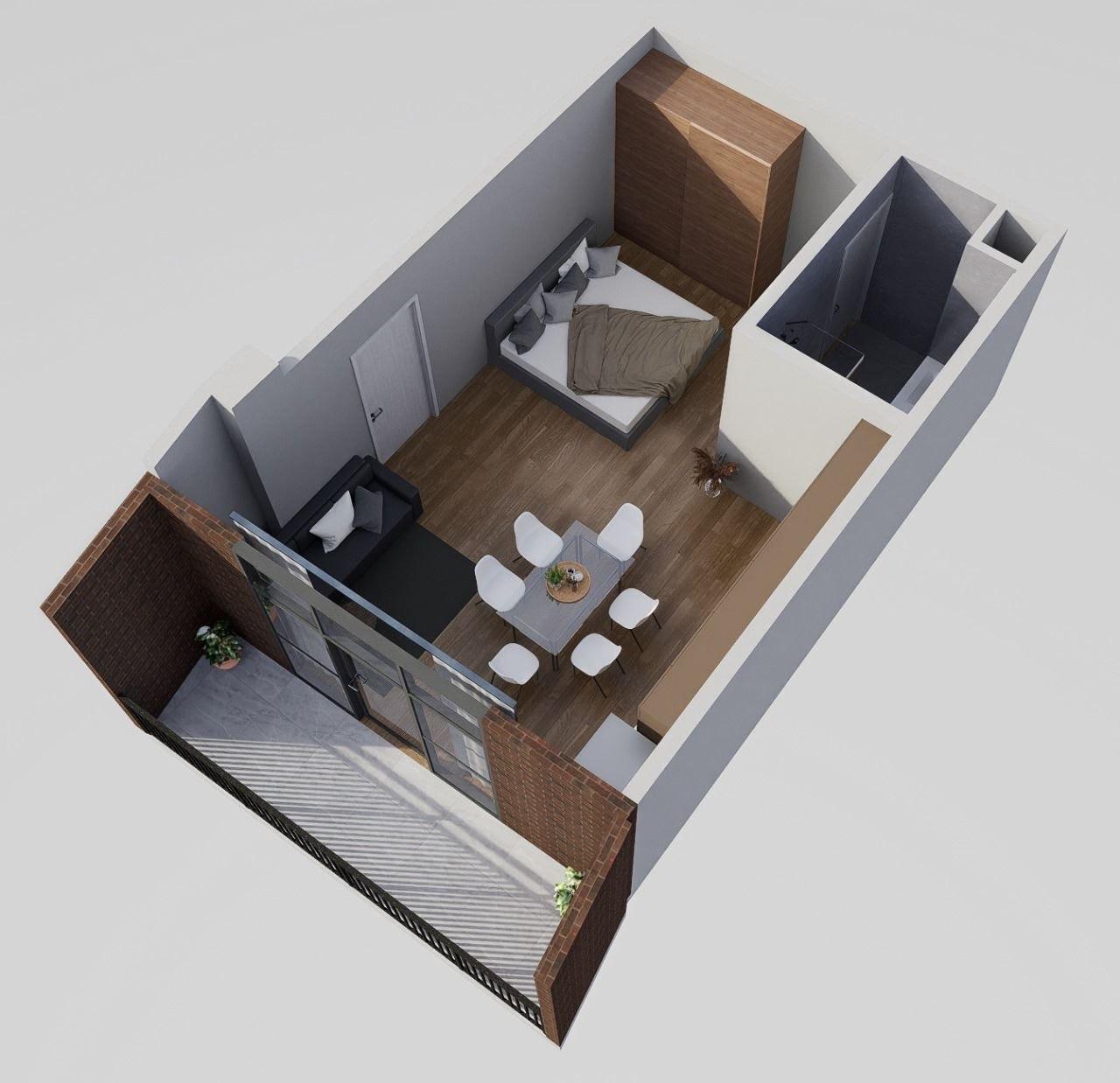 Studio Apartment For Sale view 1