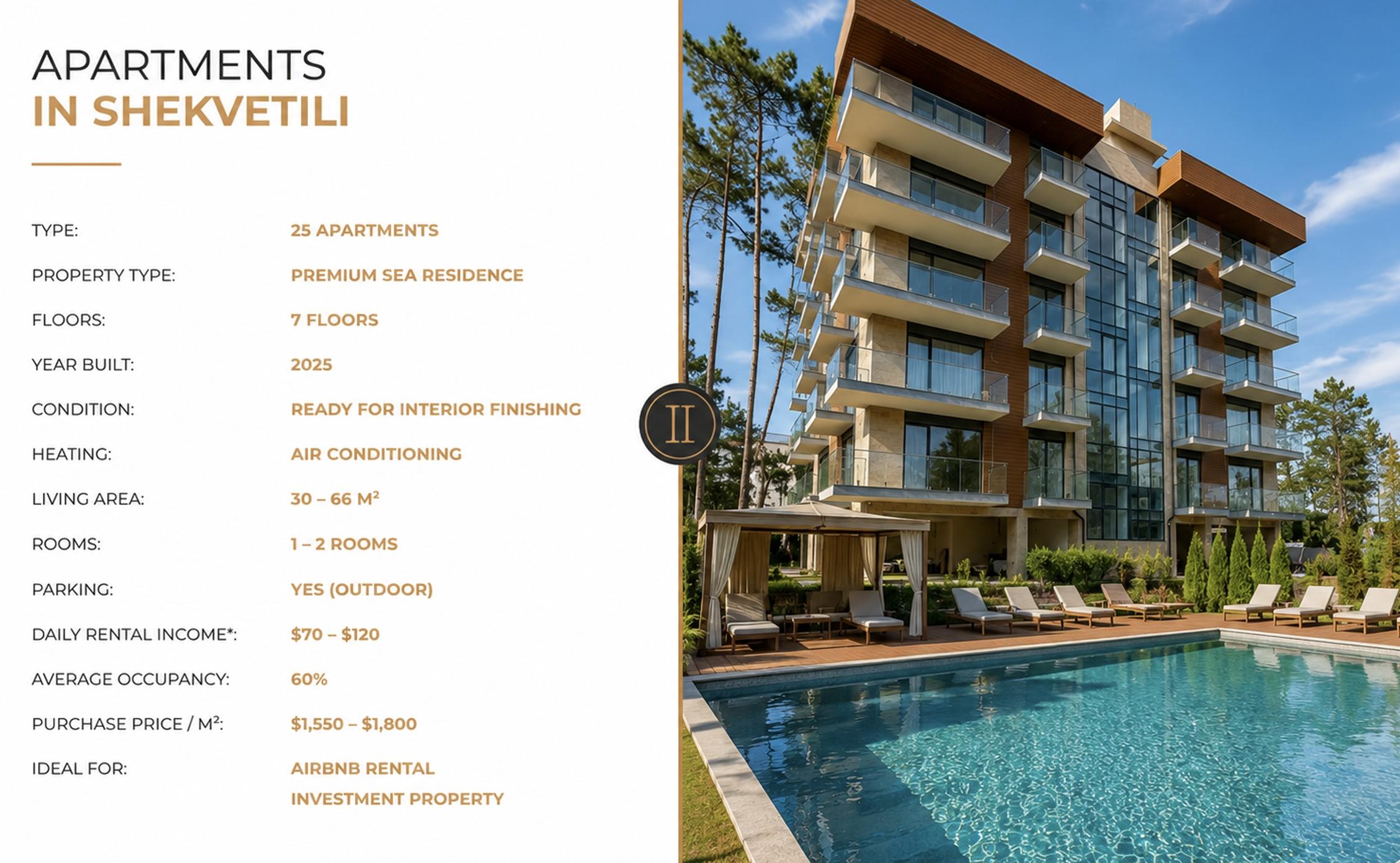 Продажа 2-Room Apartment в In Shekvetili, Shekvetili1 view 1