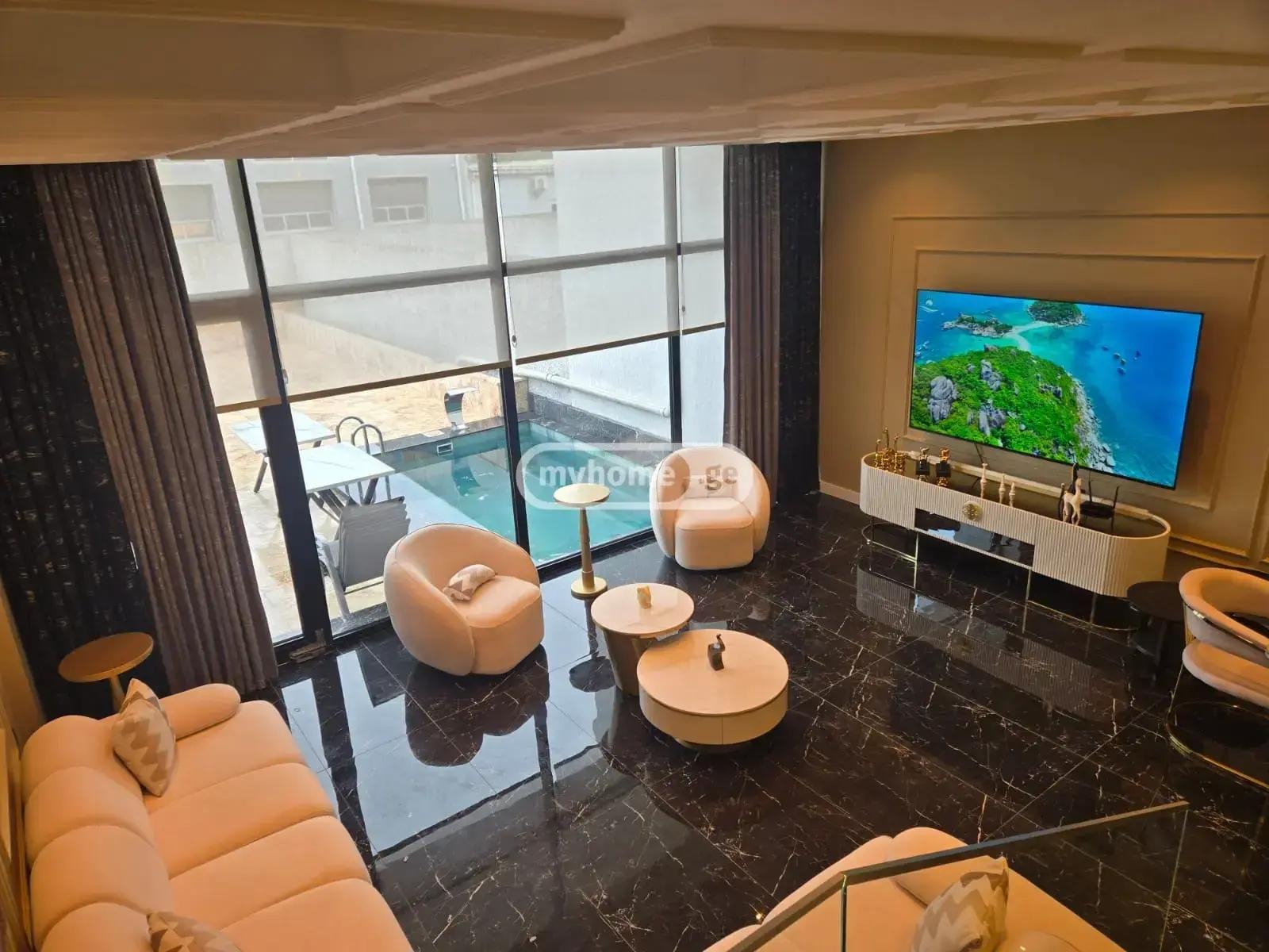 5-Room House For Rent In Batumi, Airport Highway, 1 view 4