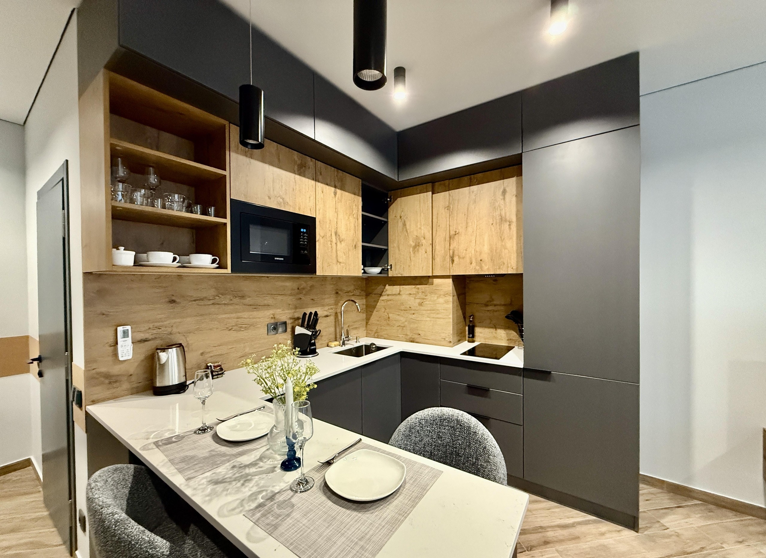 Studio Apartment For Rent In Chakvi, Tropical Garden view 4