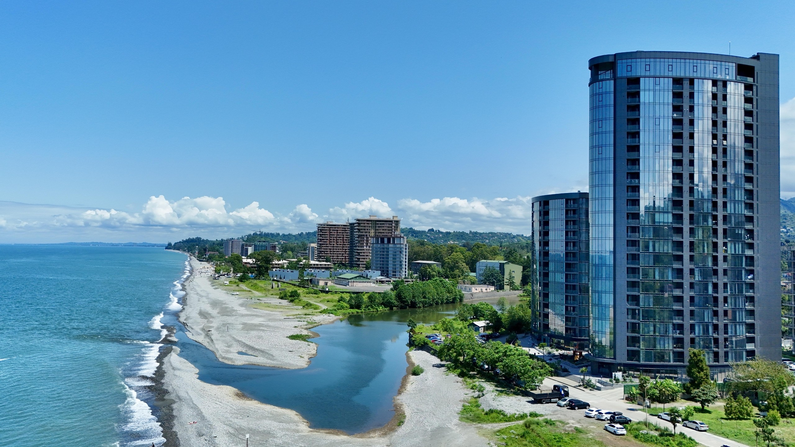 Studio Apartment For Rent In Chakvi, Tropical Garden view 11