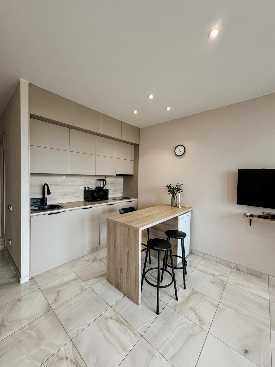 Studio Apartment For Daily Rent In Chakvi, Tropical Garden, 35 M² — $50 Per Day view 3