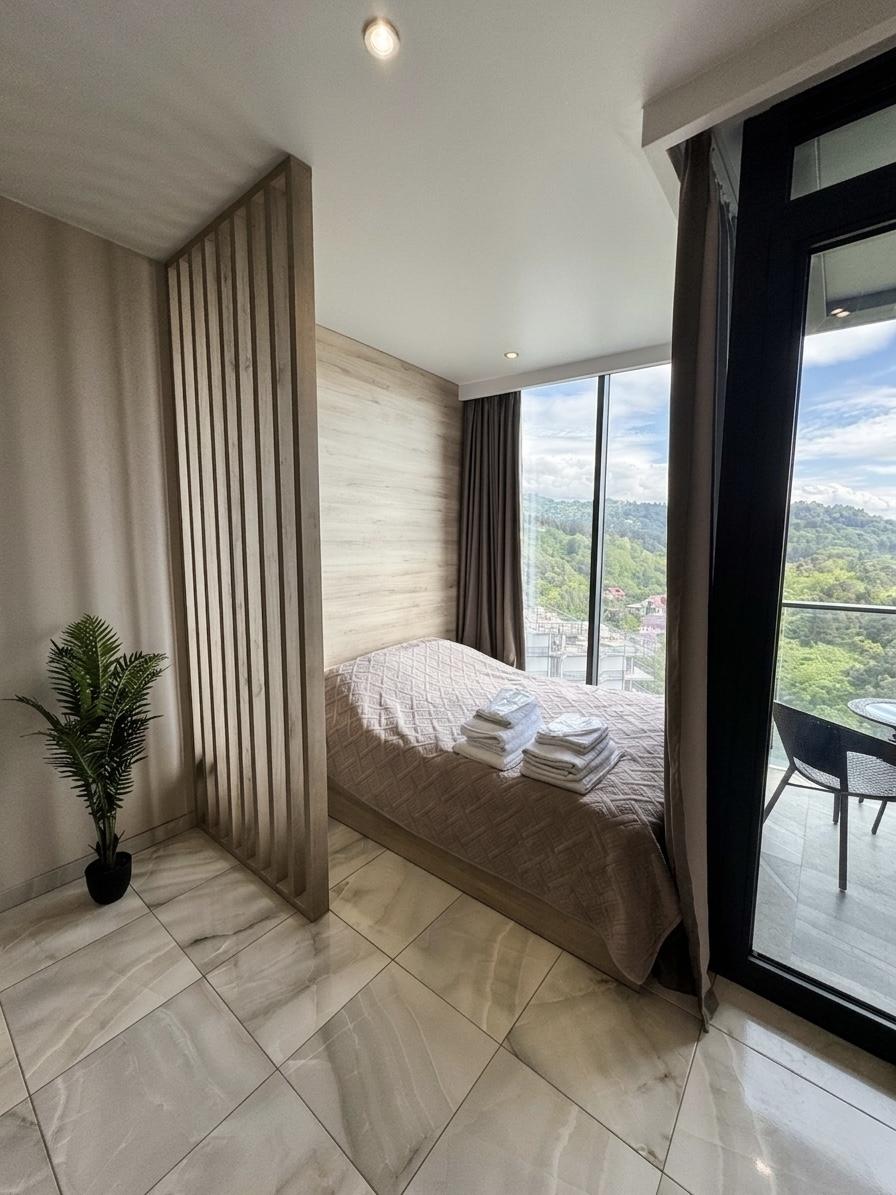 Studio Apartment For Daily Rent In Chakvi, Tropical Garden, 35 M² — $50 Per Day view 7