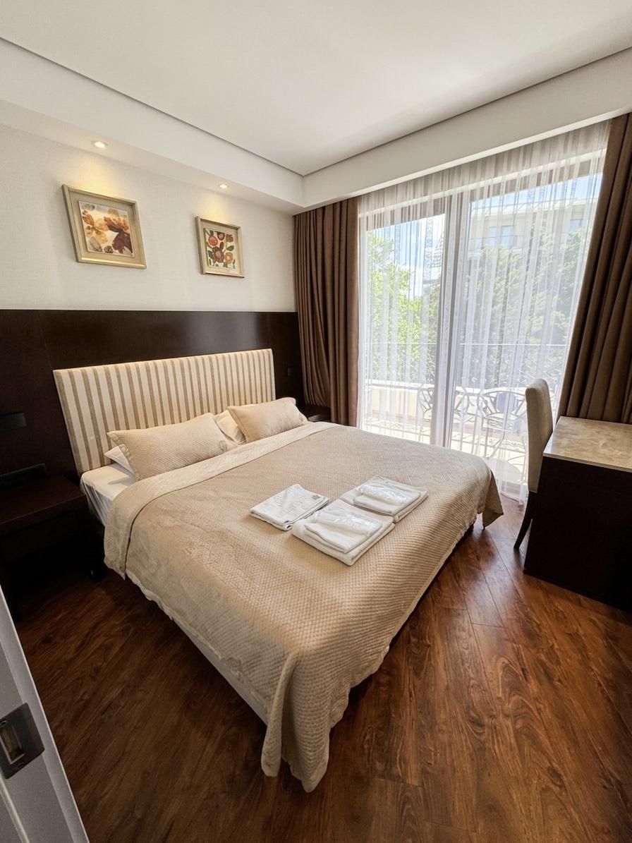 2-Room Apartment For Daily Rent In Chakvi, Dreamland Oasis, 35 M² — $100 Per Day view 1