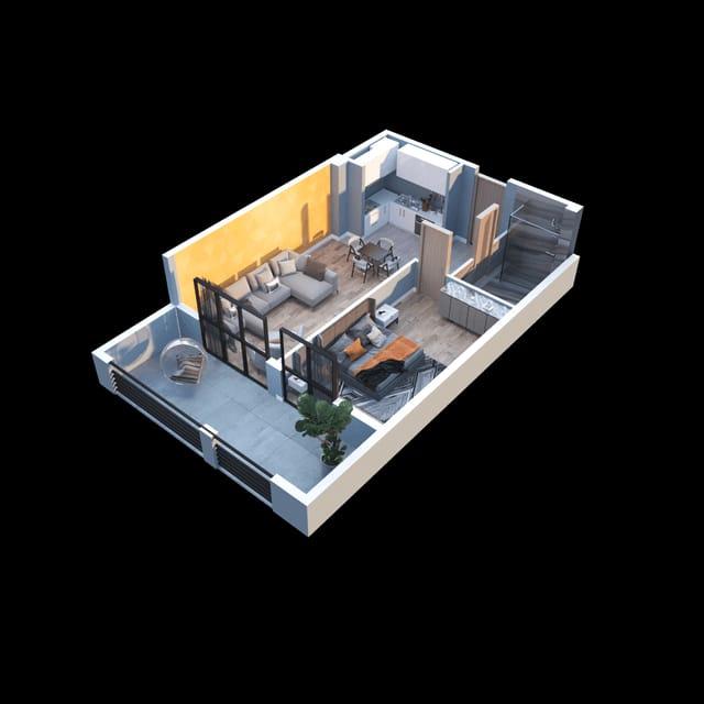 Продажа 2-Room Apartment в In Tbilisi, Tabori Mta St view 2
