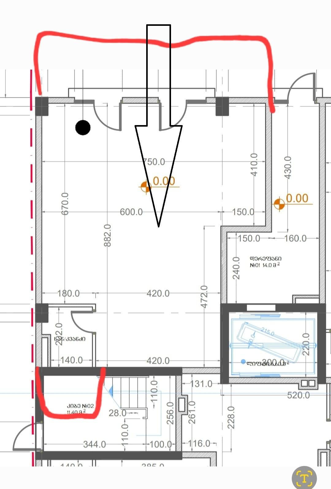 Commercial Property For Sale: 60 M² In Batumi, Parnavaz Mepe St, 59 – $180,000 view 2