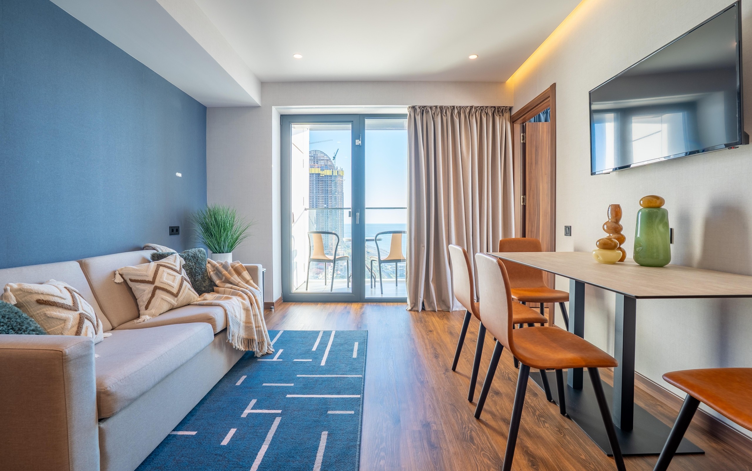 2-Room Apartment For Daily Rent In Batumi, Alliance Privilege, 55 M² — 250 ₾ Per Day view 8